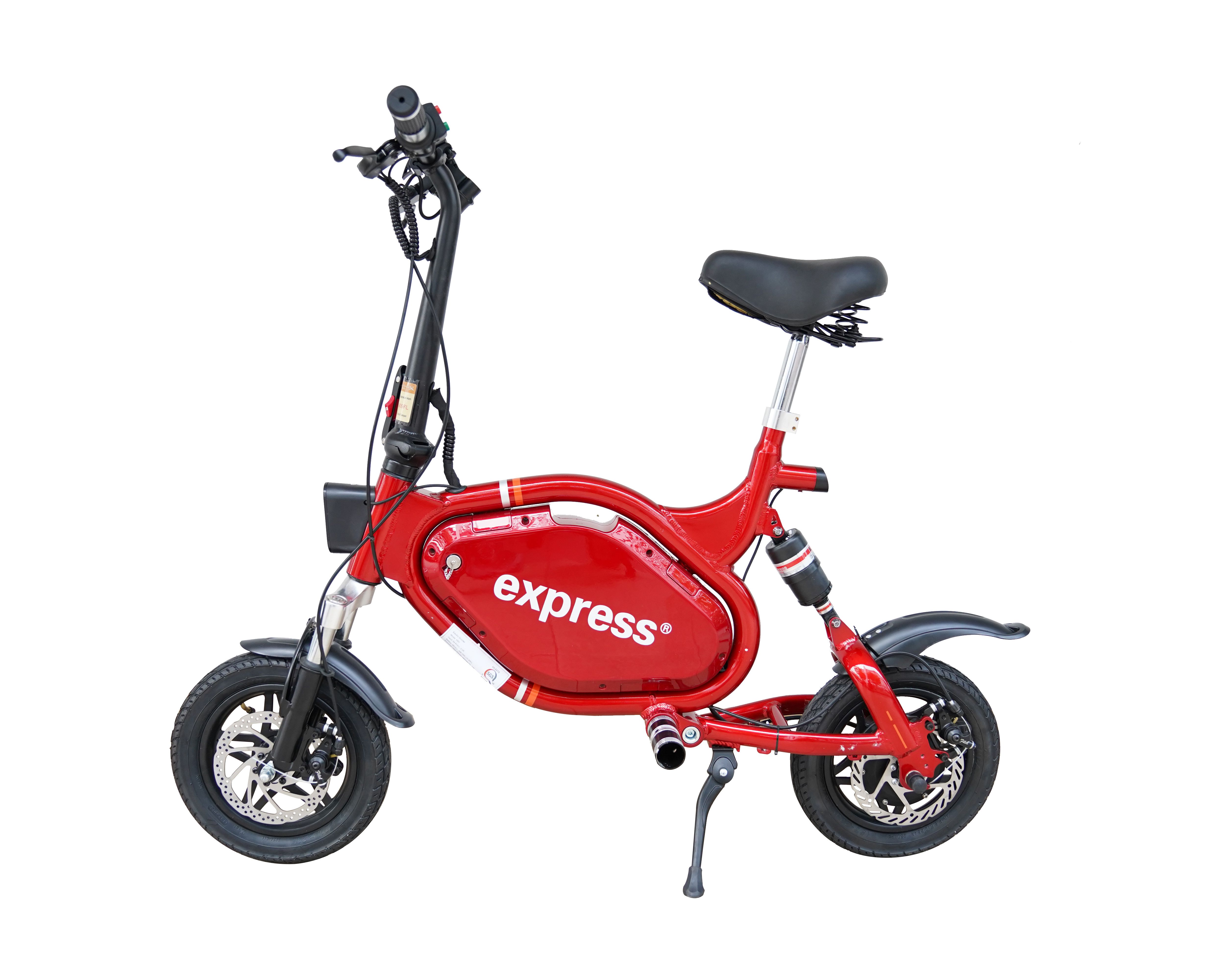 48V 10.4Ah AM Express Electric Scooter E Scooter UL2272 LTA Approved With Front & Rear Suspension Max Load 120KG Front & Rear Lights Suitable For Food Delivery & Leisure