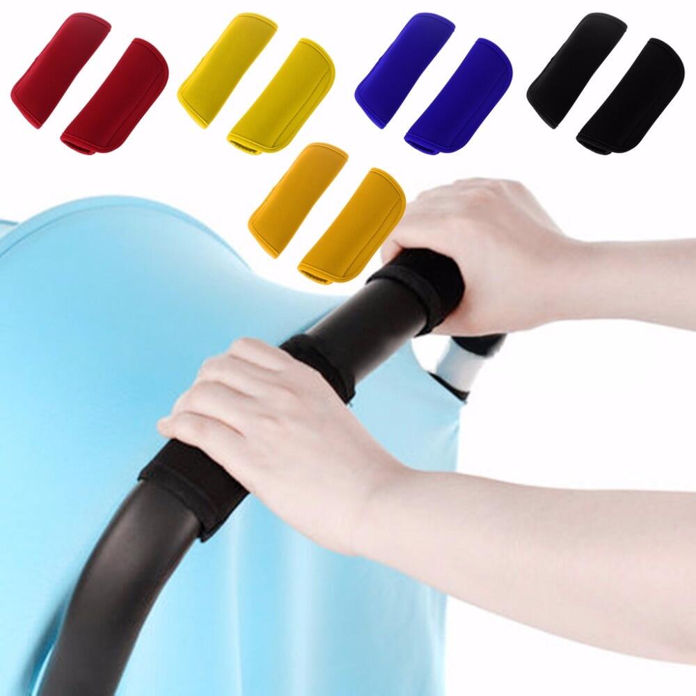 2pcs Baby Stroller Handle Cover For Pram Cart Multifunctional Protector Neoprene Armrests Cover
