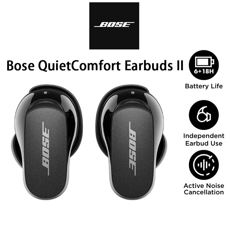 For BoseˉQuietComfort Earbuds II Noise Cancelling True Wireless Bluetooth 5.1 Earphones TWS Sports Earbuds Waterproof Headset with Mic